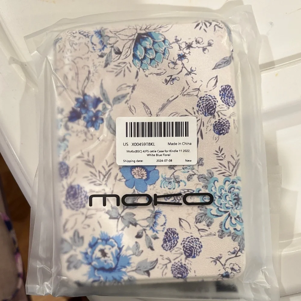 Floral Blue Tablet Case